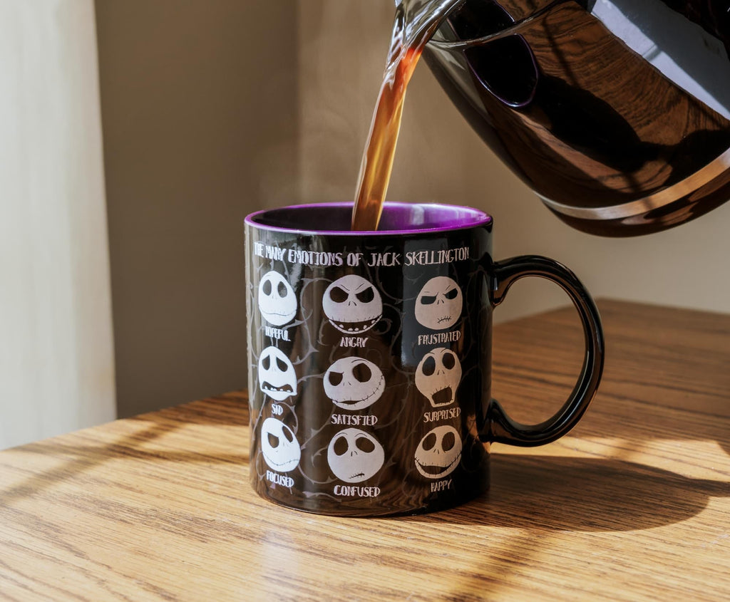 Disney The Nightmare Before Christmas Jack Emotions 20-Ounce Ceramic Mug