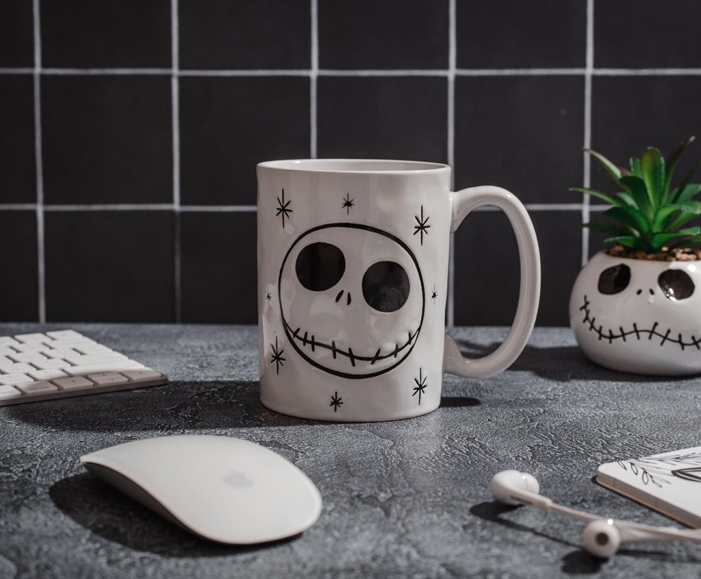 Disney The Nightmare Before Christmas Jack Skellington Face Ceramic Mug
