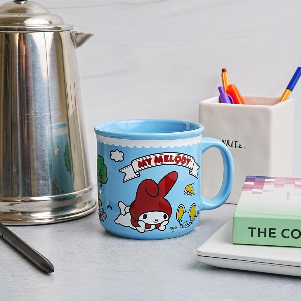 Sanrio My Melody Meadow Ceramic Camper Mug | Holds 20 Ounces