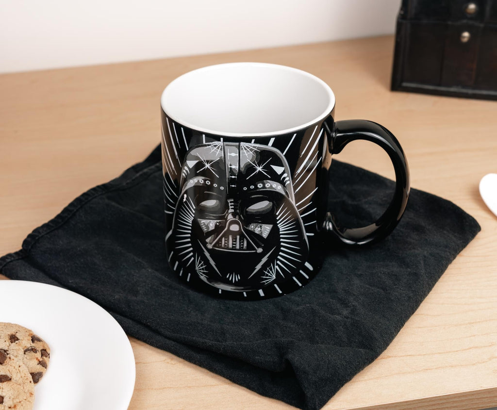 Star Wars Darth Vader and Stormtrooper Decorative Masks 20-Ounce Ceramic Mug