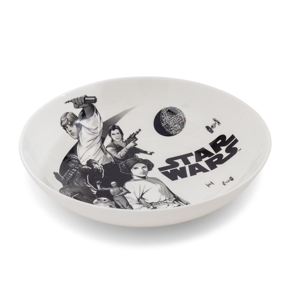 Star Wars Collage 9-Inch Ceramic Coupe Dinner Bowl