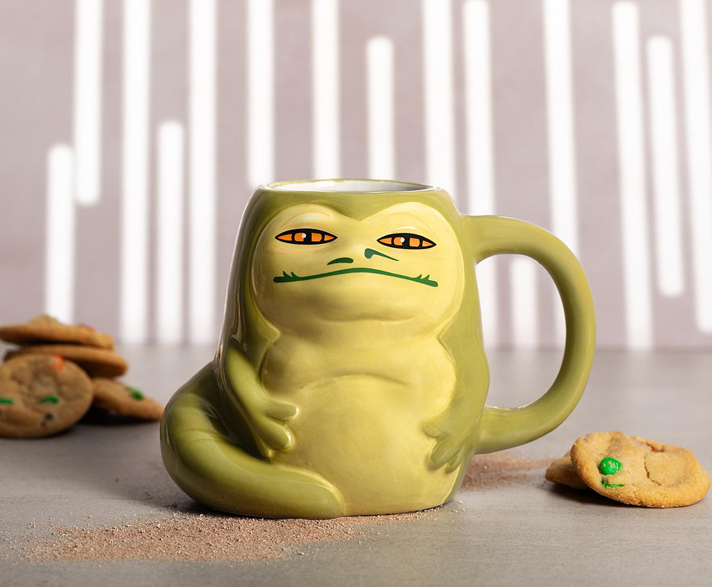 Star Wars Jabba The Hutt 3D Sculpted Ceramic Mug | Holds 20 Ounces