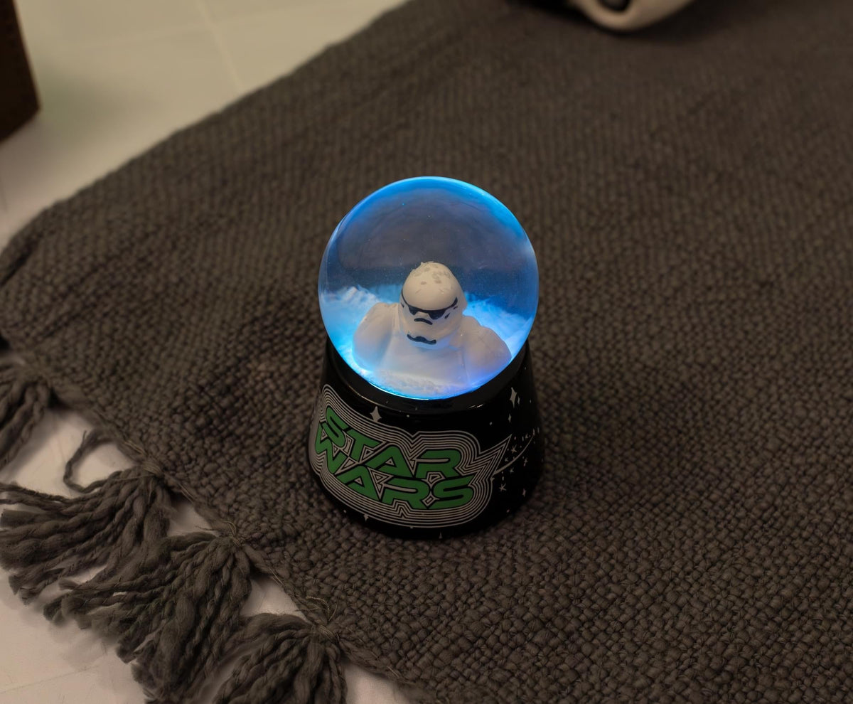 Star Wars Stormtrooper 3-Inch Mini Light-Up Snow Globe