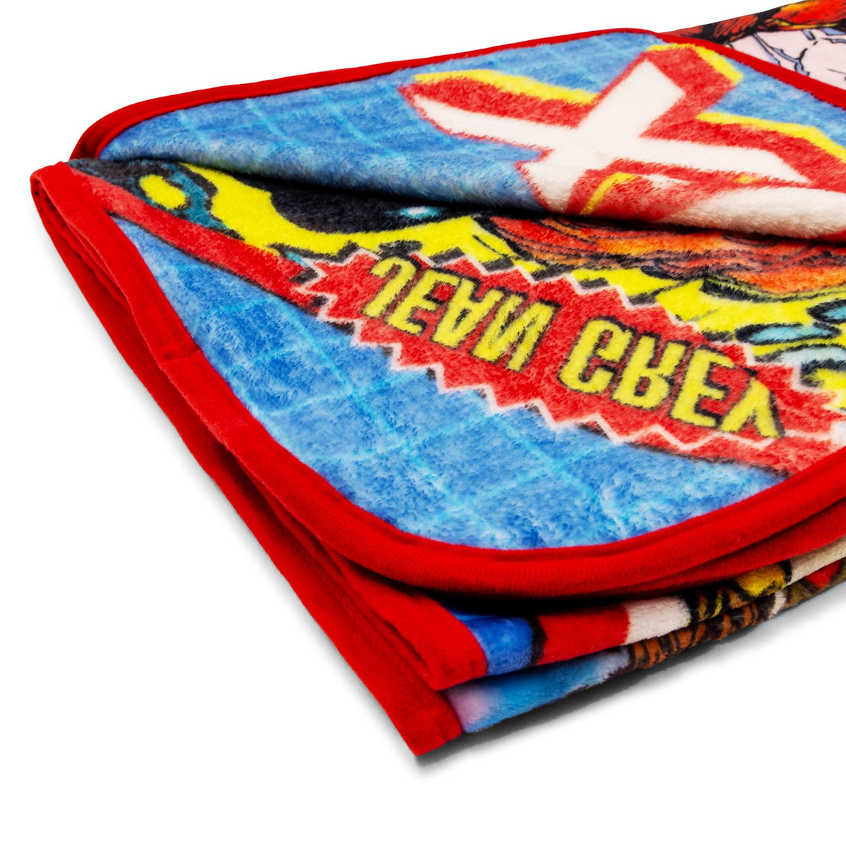 Marvel X-Men Character Cards Raschel Throw Blanket | 45 x 60 Inches
