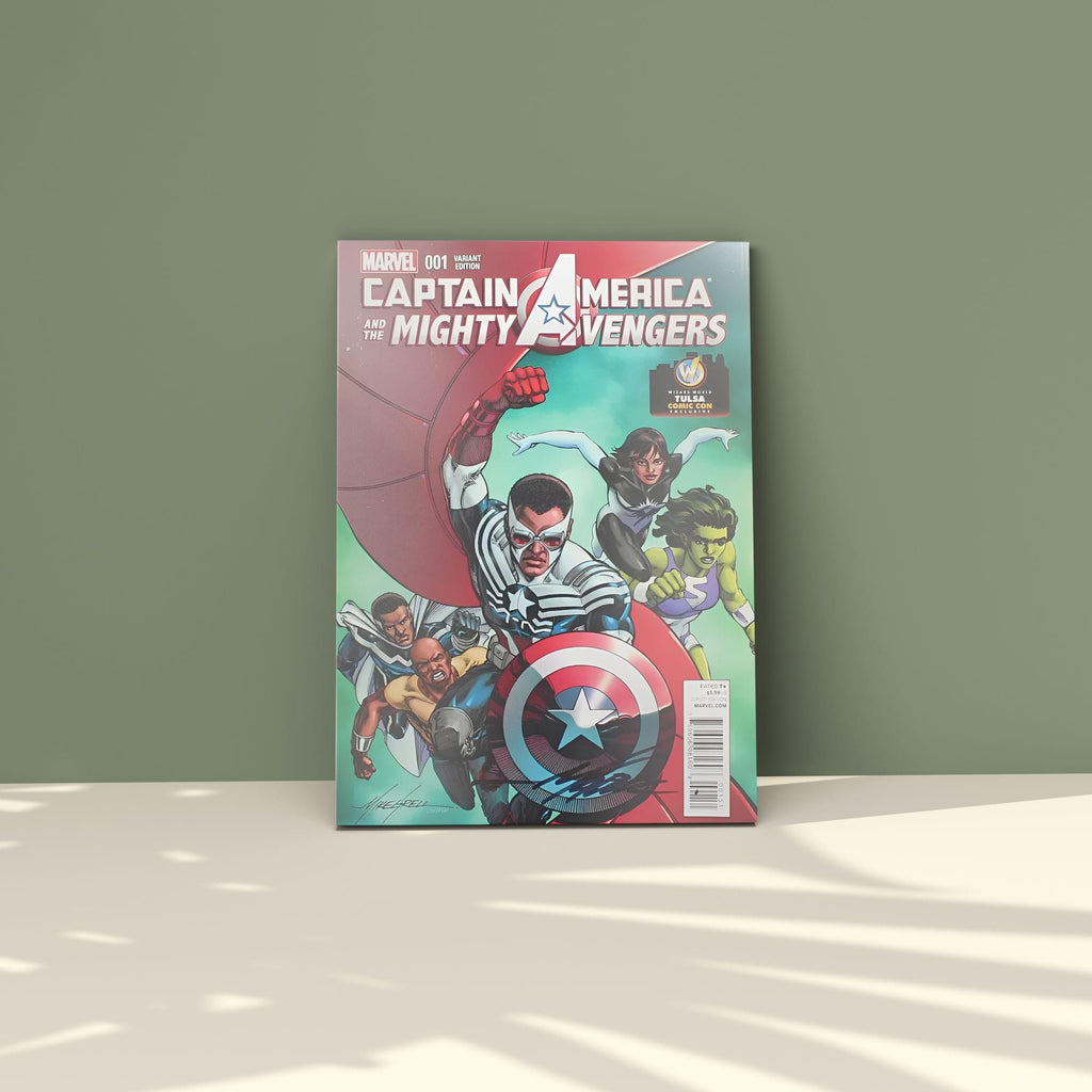 Marvel Comics Captain America & The Mighty Avengers #001 | AUTOGRAPHED - Mike Grell