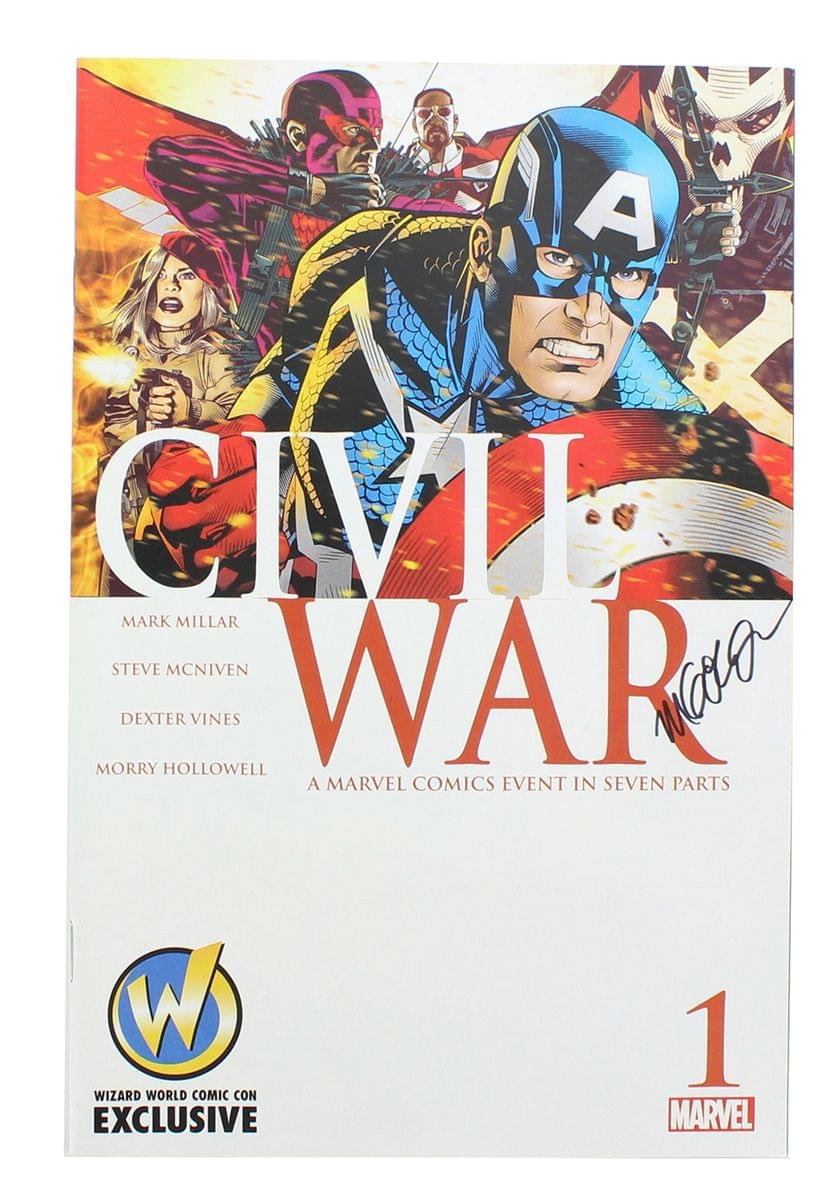 Marvel Comics Civil War #1 | WW New Orleans 2016 Cover | AUTOGRAPHED - Michael Golden
