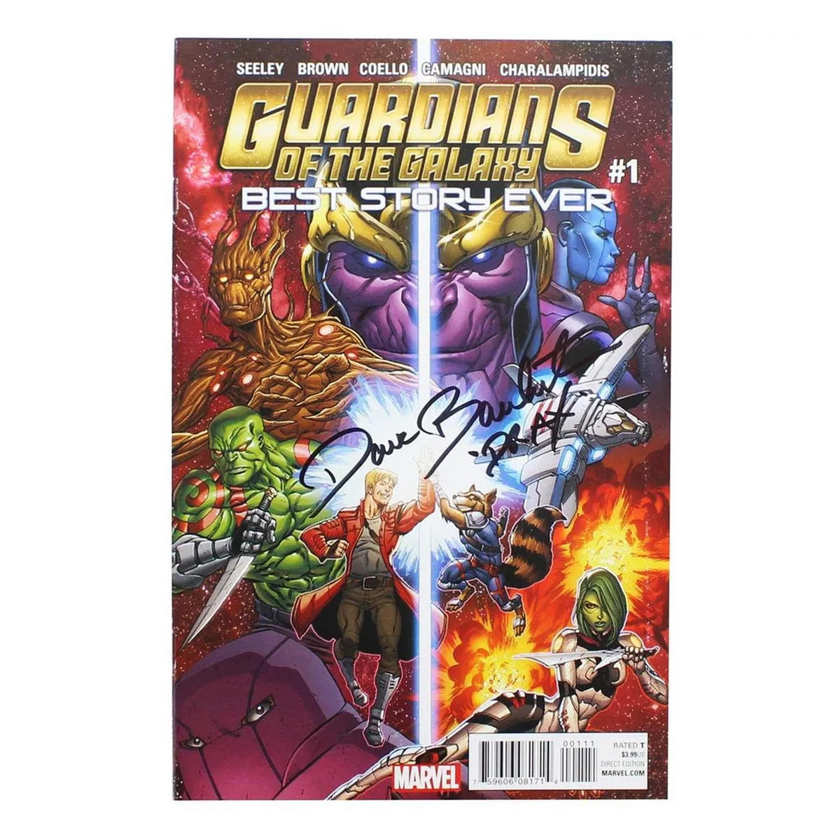 Marvel Comics Guardians of the Galaxy Best Story Ever #1 | AUTOGRAPHED - Dave Bautista