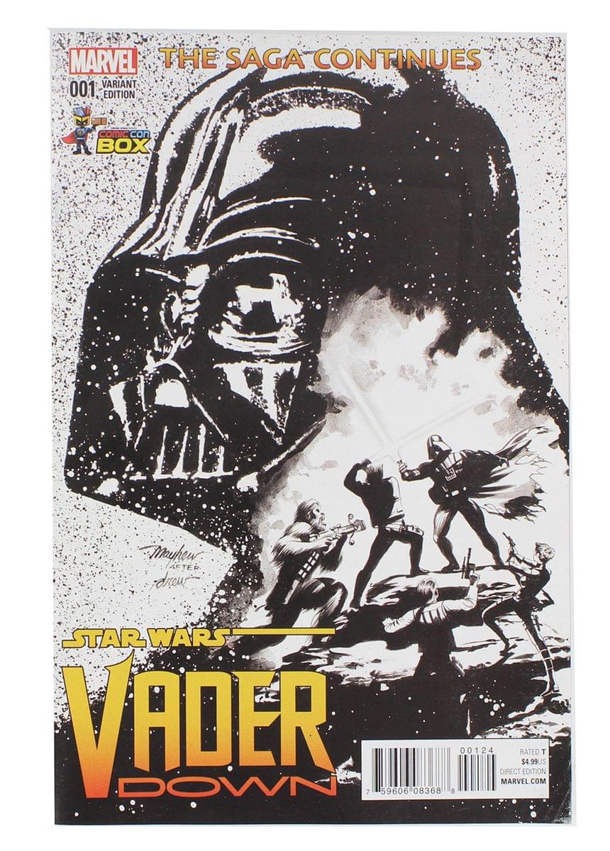 Marvel Comics Star Wars: Vader Down #001 Comic Con Box Exclusive B&W Cover