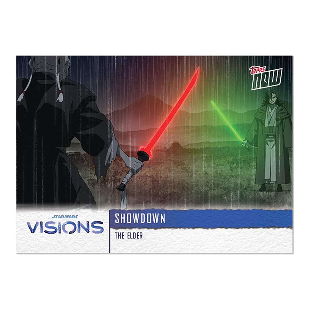 Star Wars Visions 2021 TOPPS NOW 5-Card Pack | The Elder