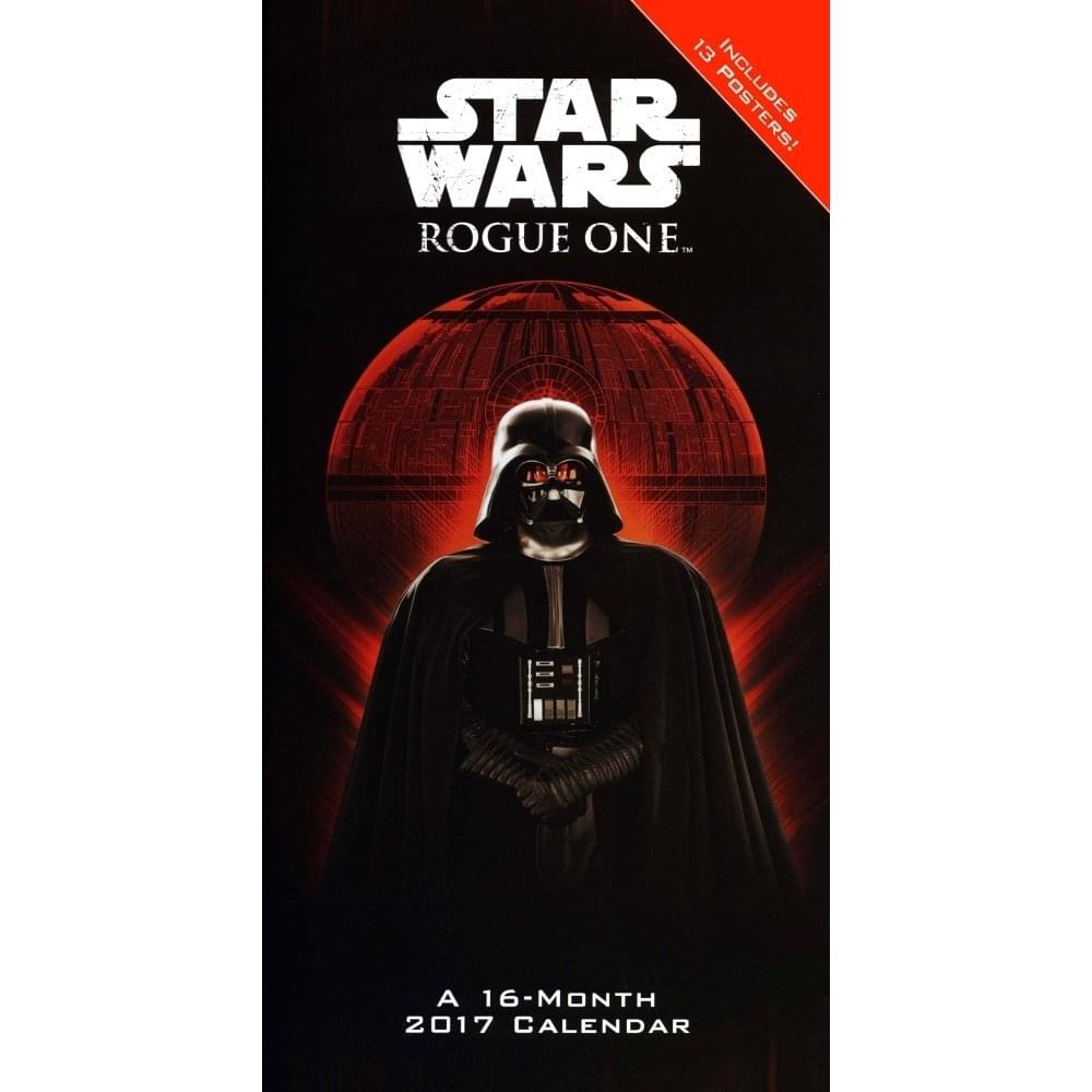 Star Wars: Rogue One 2017 12"x6" Vertical Wall Calendar