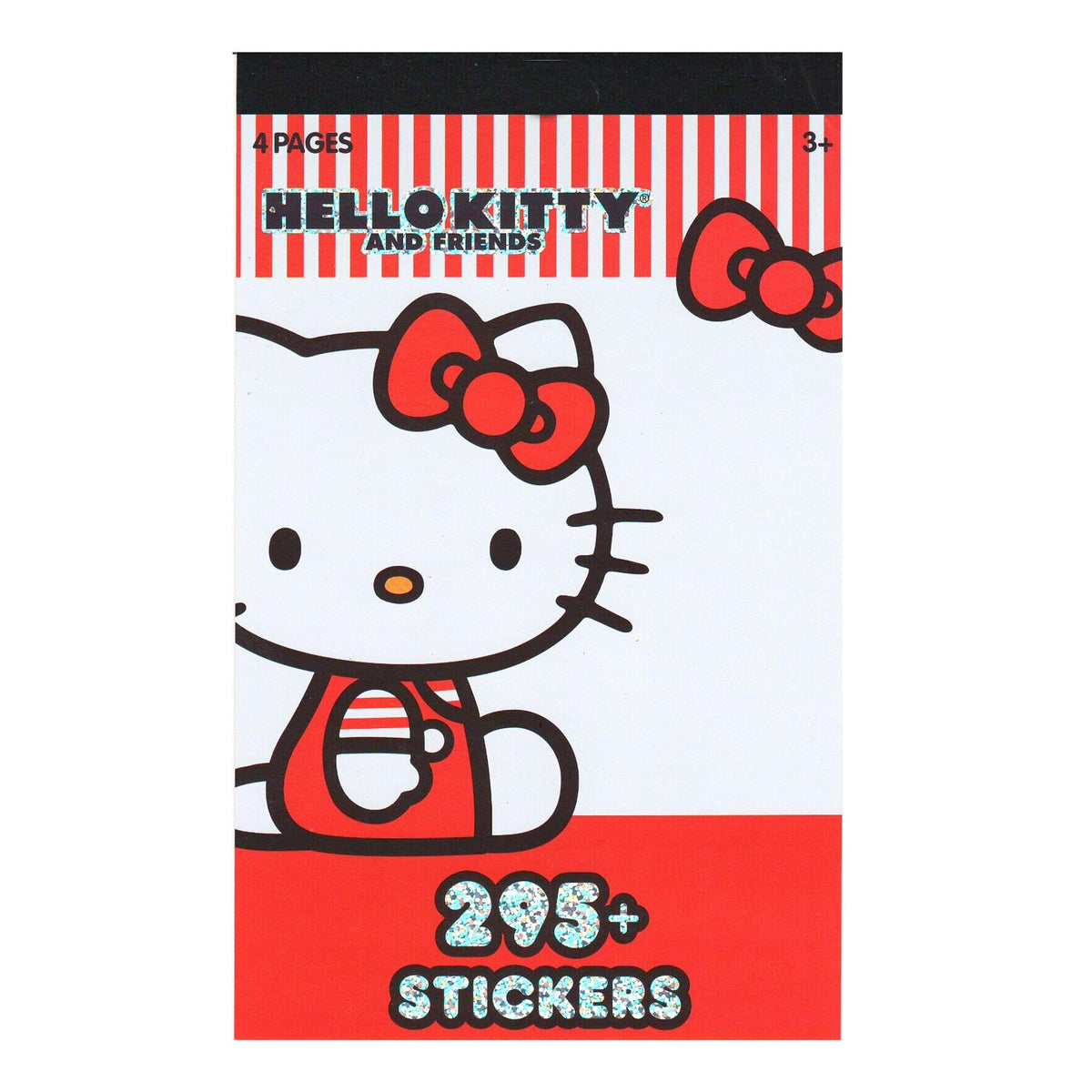 Sanrio Hello Kitty Red 4 Sheet Sticker Pad | 200+ Stickers