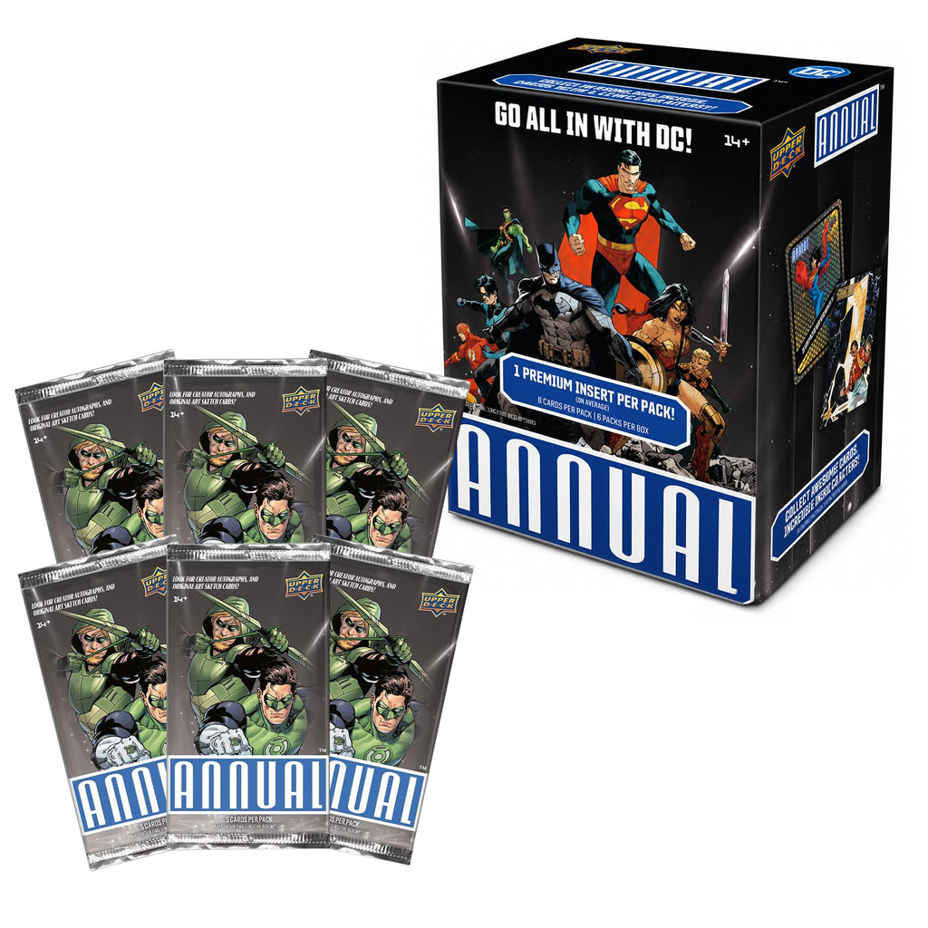DC Comics 2024/25 Upper Deck Platinum Annual Blaster Box | 6 Packs