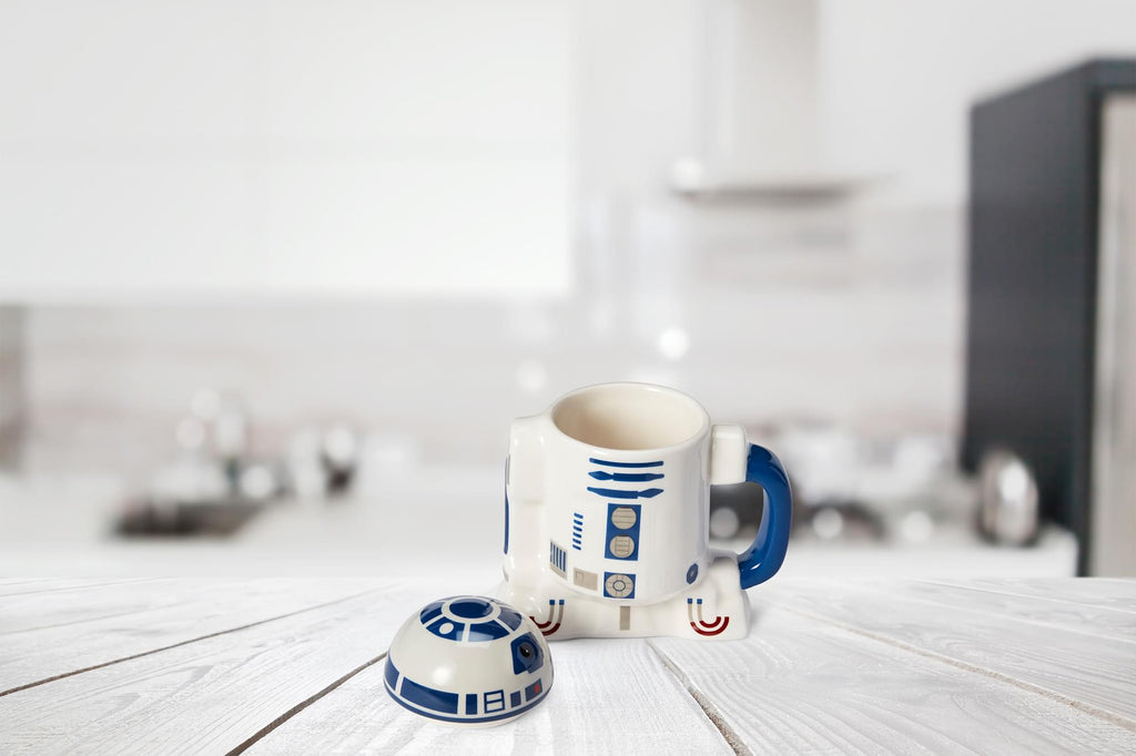Star Wars Mug - 10oz R2D2 Cup with Removable Helmet Mug