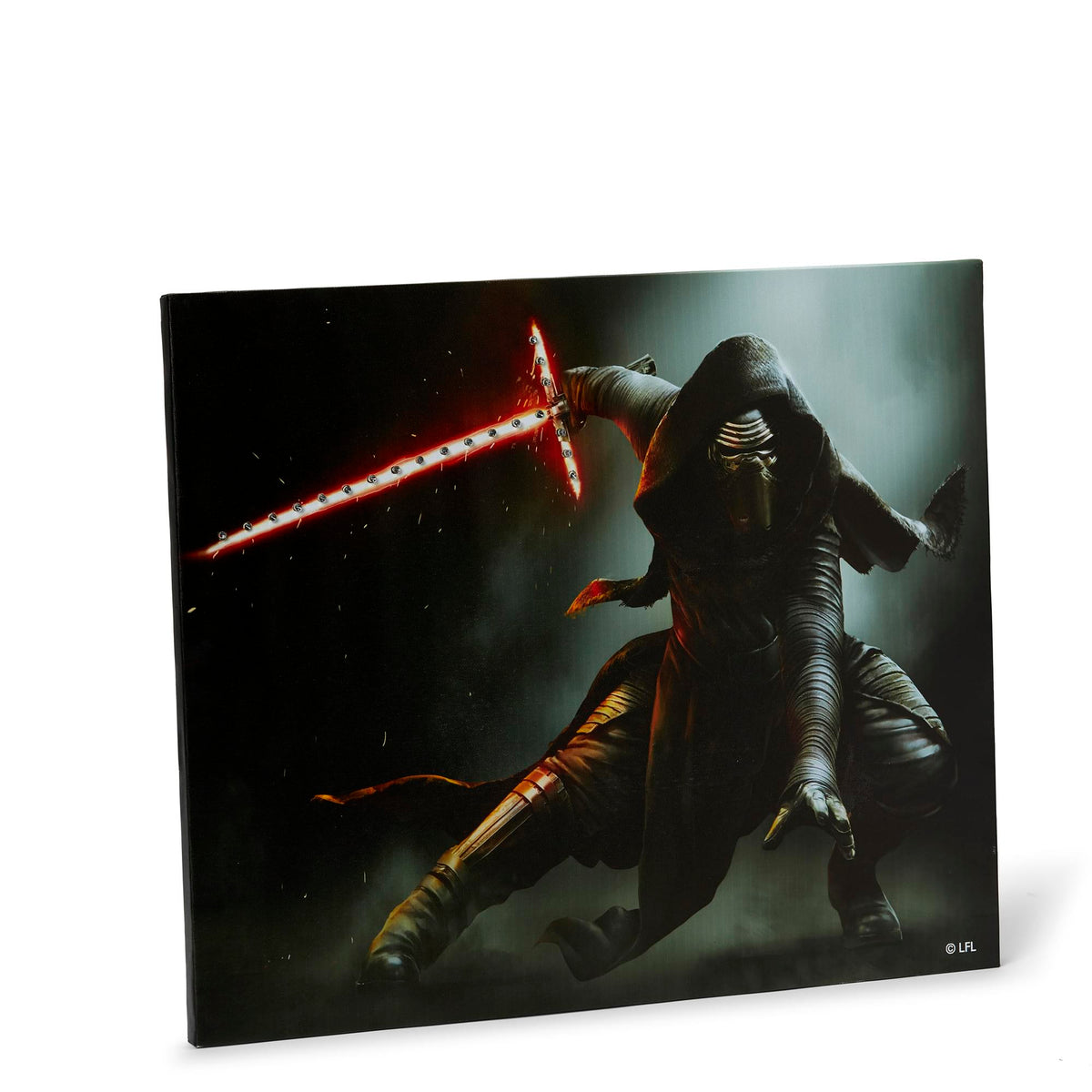 Star Wars Illuminated Canvas Art - 23.9”x19.9” - Kylo Ren