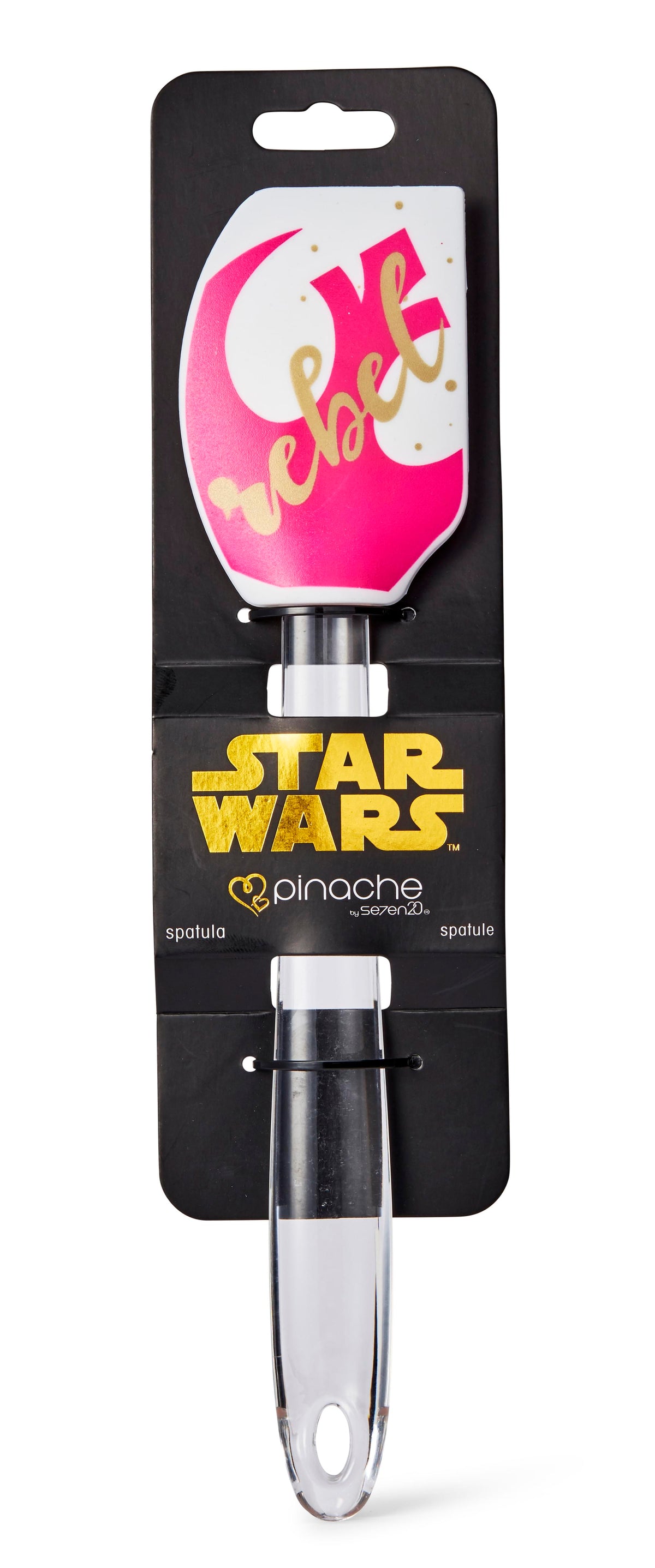 Star Wars White/Pink Rebel 11 Inch Silicone Spatula