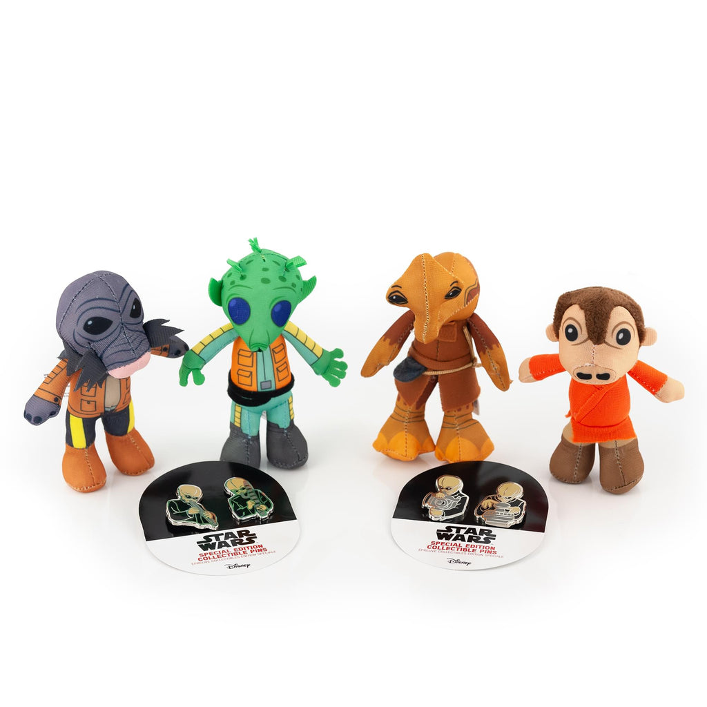 Star Wars Exclusive Mos Eisley's Cantina Villains Plush & Enamel Pin Set