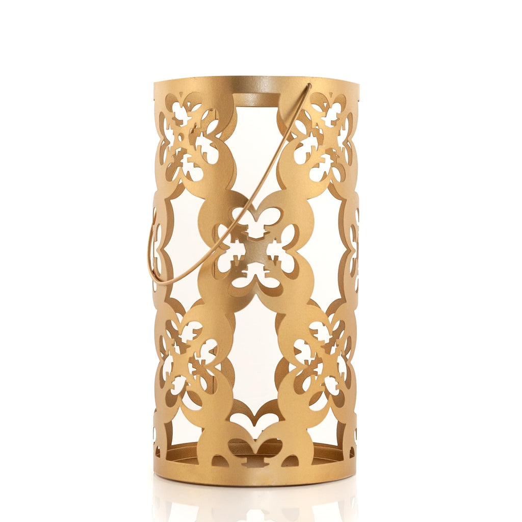Star Wars Gold Stamped Lantern | Rebel Symbol Clusters | 11.5 Inches Tall