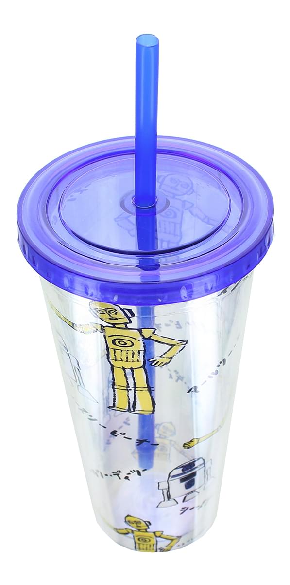 Star Wars Kanji Droids R2D2/C3PO Plastic Tumbler
