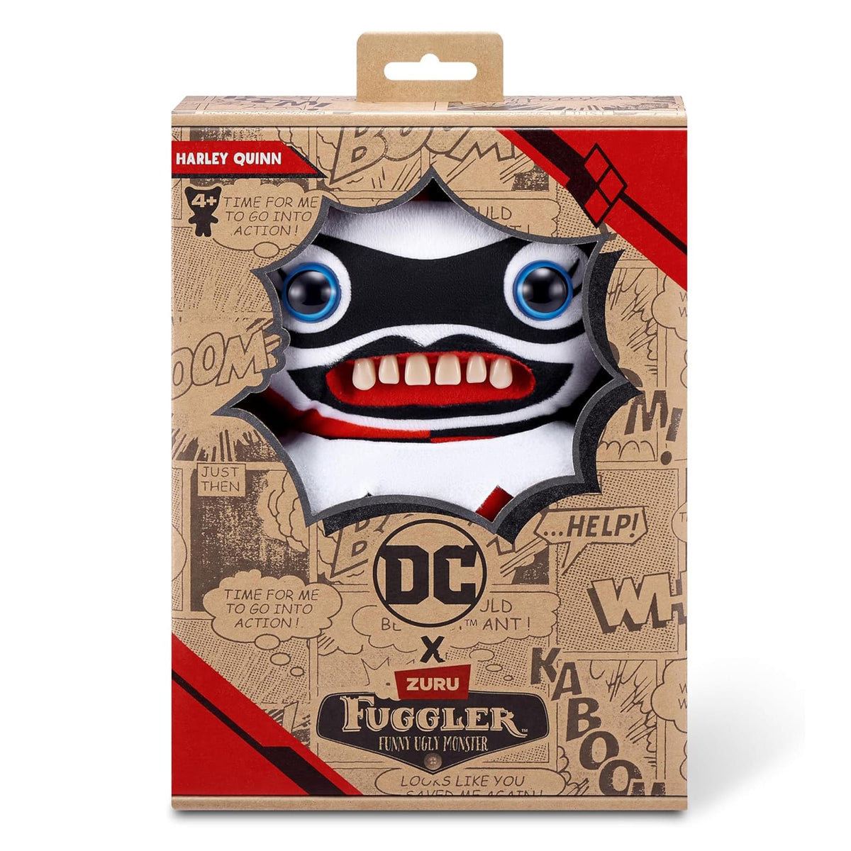 DC x Fuggler 9 Inch Collector Plush | Harley Quinn