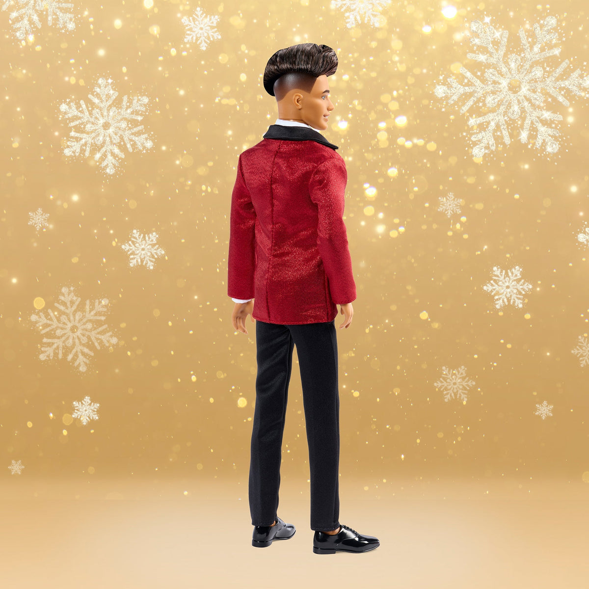 Barbie Signature 2026 Holiday Ken Doll with Black Hair