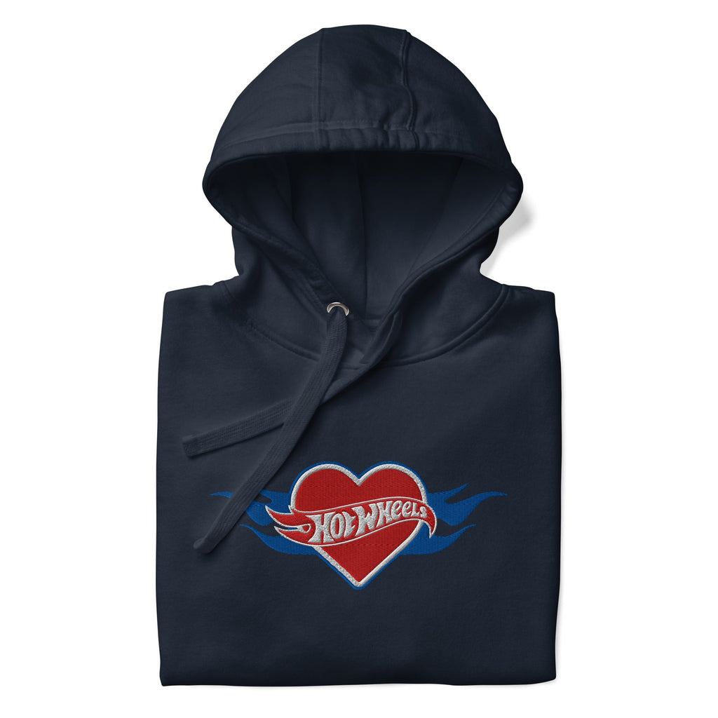 Hot Wheels Heart with Flame Hoodie
