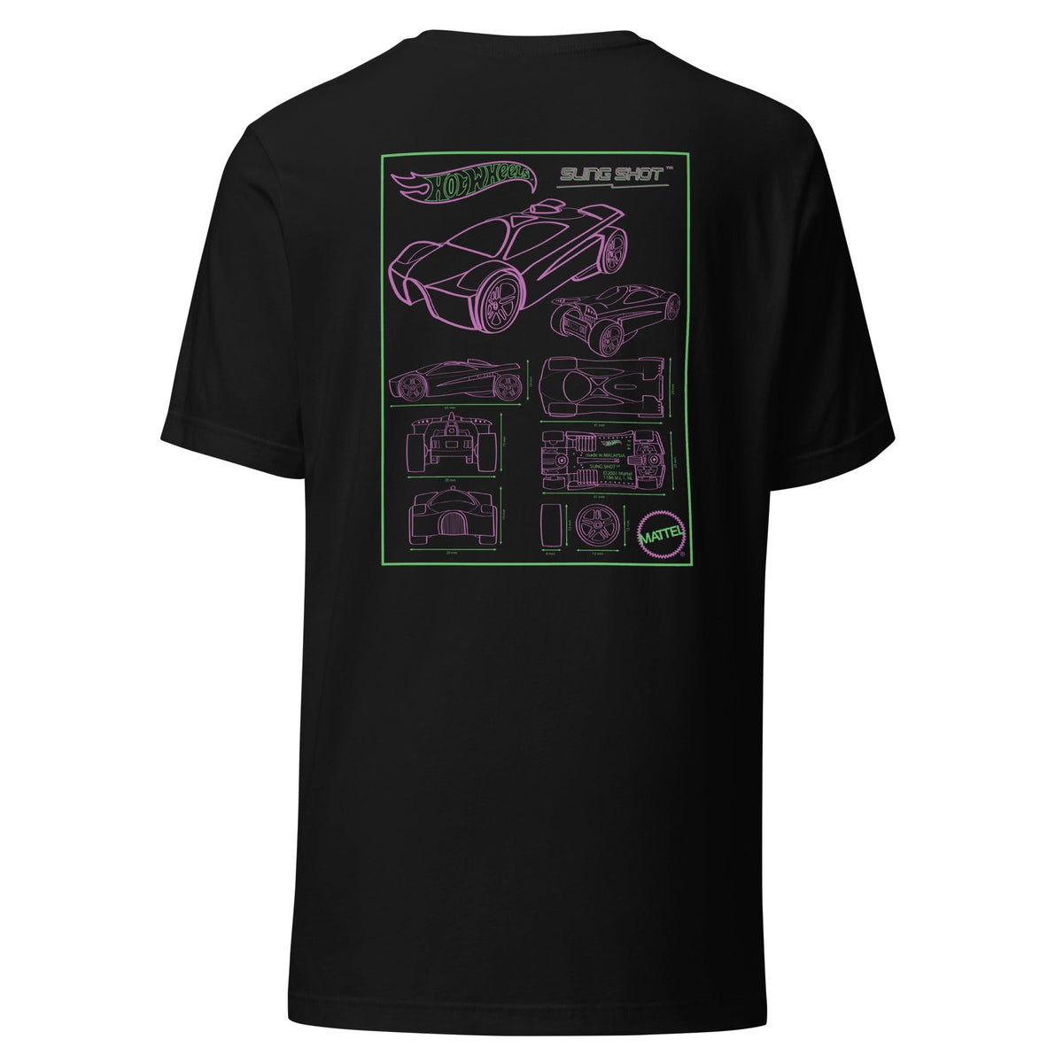 Hot Wheels MC Revealed Fan-Designed Black T-Shirt